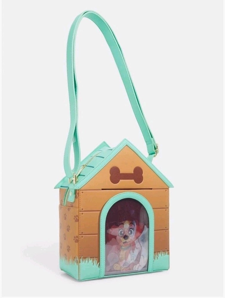 Loungefly I Heart Disney Dogs Dog House Lenticular Crossbody Bag Purse NWT 🐶NEW