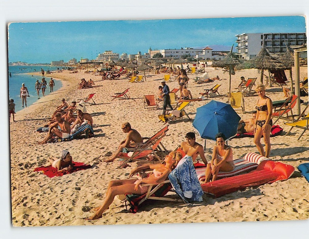 Postcard Detalle Playa De Palma Spain