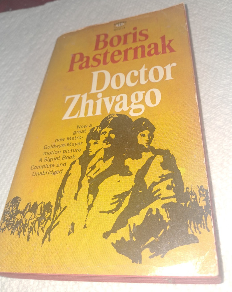 Boris Pasternak Doctor Zhivago Historical Russia Romance Vintage Classic Signet