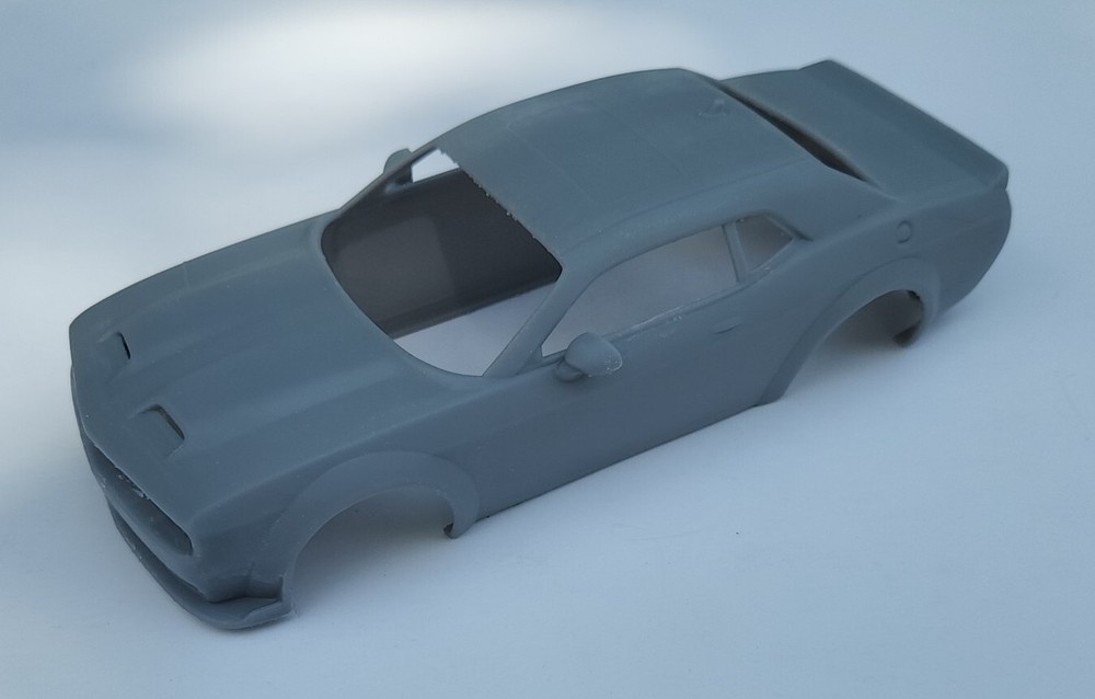 ABS-LIKE RESIN 3D PRINTED 1/25 2019 DODGE CHALLENGER SRT HELLCAT BODY