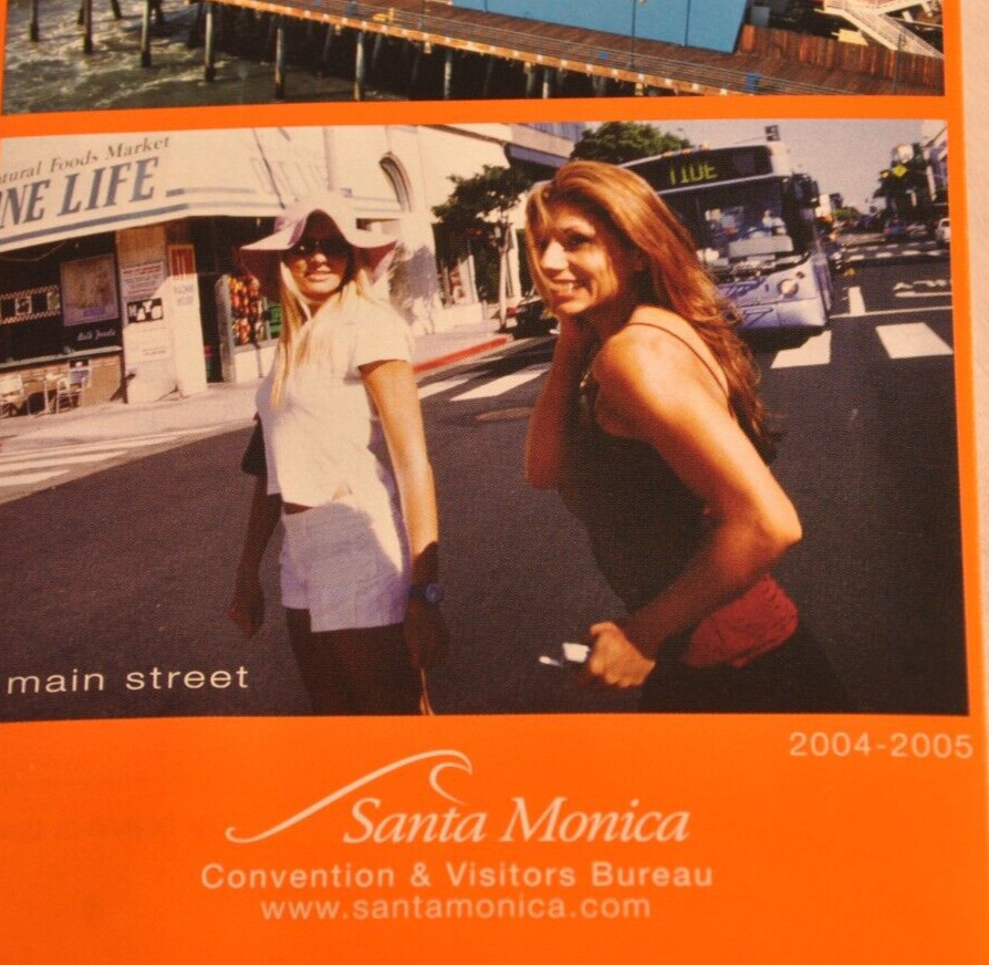 2004 Santa Monica California Insider's Map Brochure Accommodations Top Choices-image