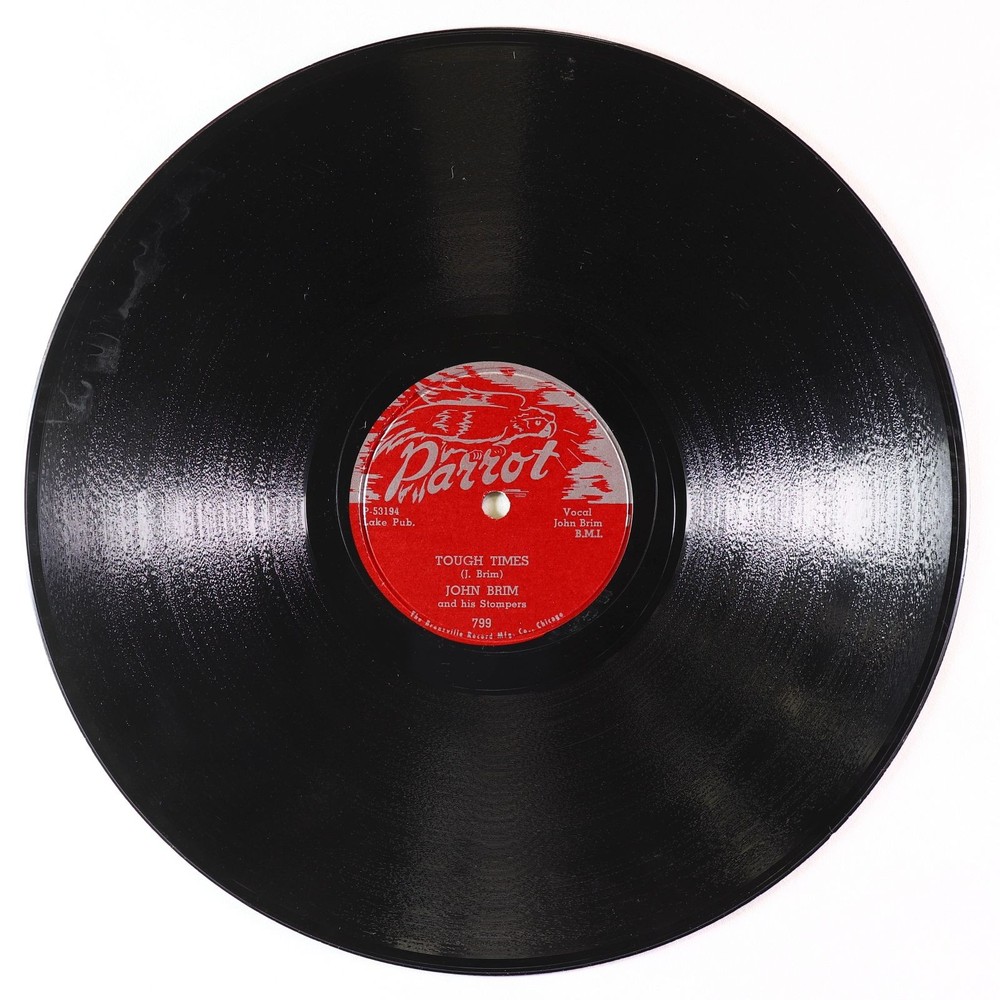 Blues 78 - John Brim & His Stompers - Tough Times/Gary Stomp - Parrot VG+
