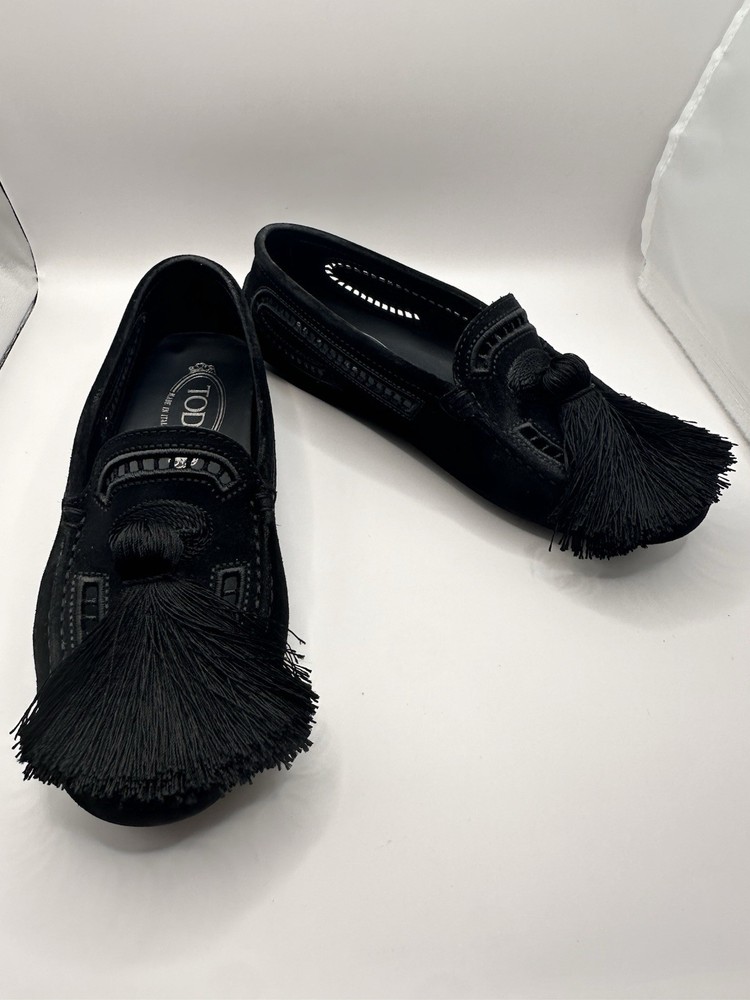 Tod’s Gommino Tassel Driving Loafer, Suede