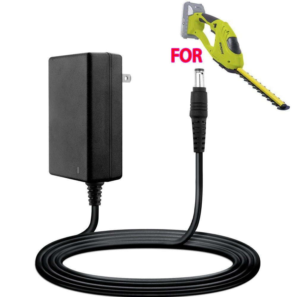 24V AC Adapter Charger for Snow Joe Sun Joe SSEG LTE Cordless Hedge Trimmer