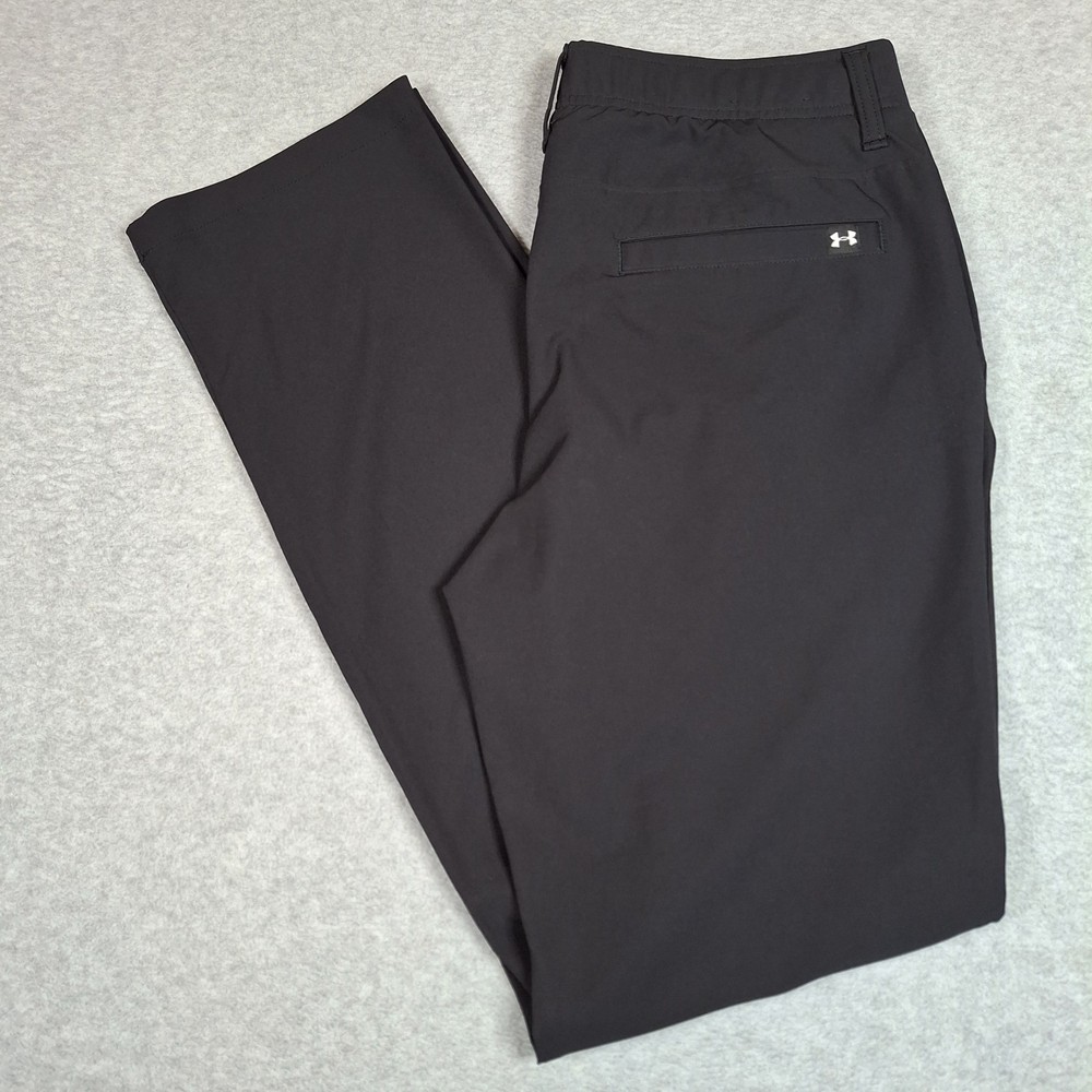 Under Armour Pants Mens 34X34 Black UA Drive Golf Stretch Performance