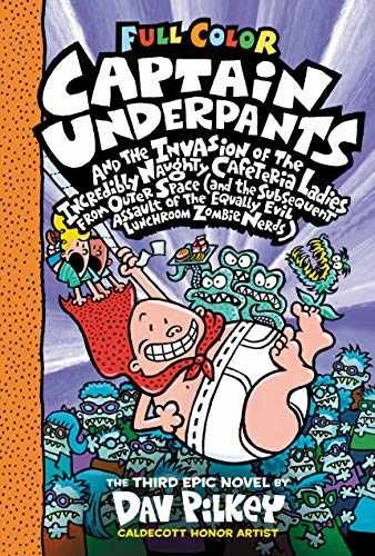 Captain Underpants and the Invasion of - Hardcover, by Pilkey Dav - Acceptable n