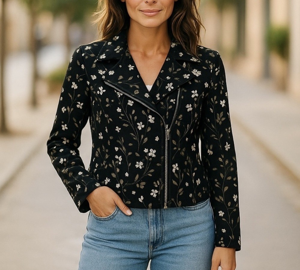 Ann Taylor Loft Women’s Floral Embroidered  blazer Jacket Coat Size 4 Small NWT