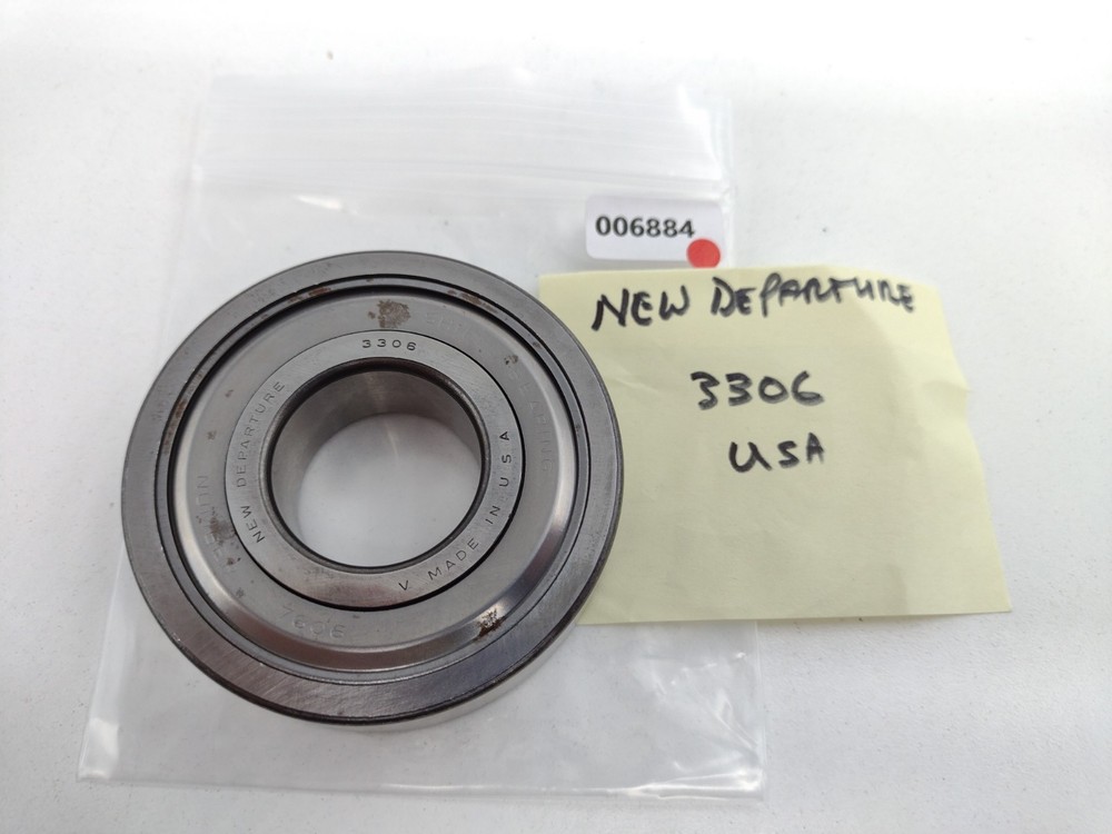 *** New Departure 3306 Double Row Angular Contact Bearing 30 mm Bore