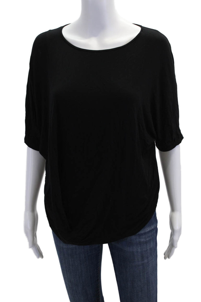 Vince Womens Round Neck Short Sleeve Pullover T-Shirt Top Black Size XsFree Shipping in US $100+ Orders | $6.95 Orders Below