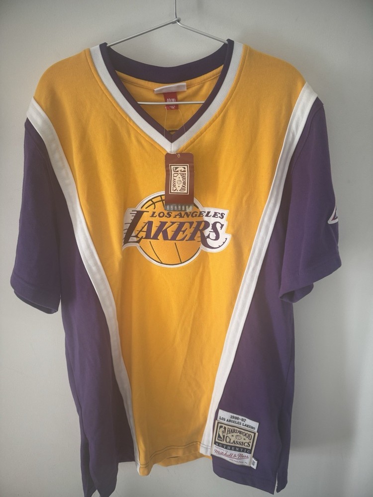 Authentic Mitchell & Ness 1996-97 Los Angeles Lakers Kobe Bryant Shooting Shirt