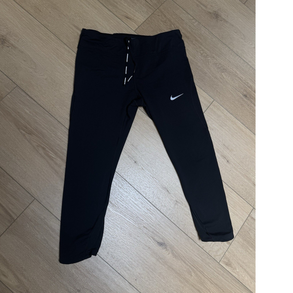 Nike Dri-FIT Men’s XL Compression Running Pants Black Athletic Tapered