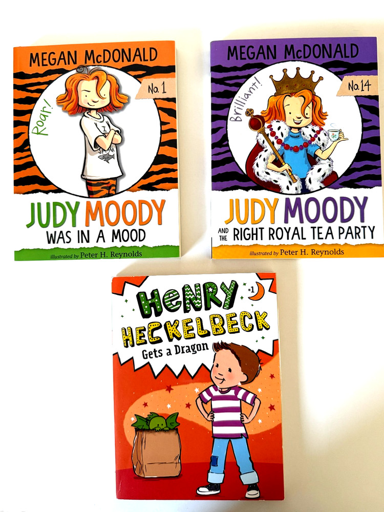 Judy Moody Books 1, 14 & Henry Heckelbeck Book 1, Set of 3 Early Chapter Books