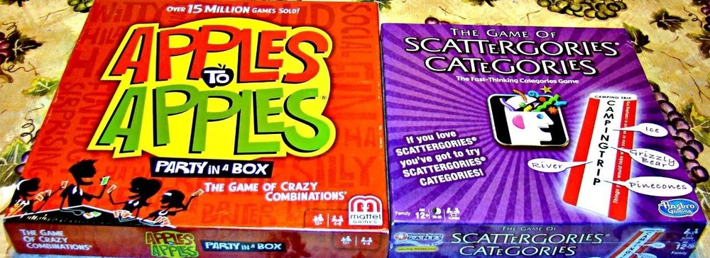 Scattergories Categories/Apples To Apples Party In A Box~2 New Games Order Now!