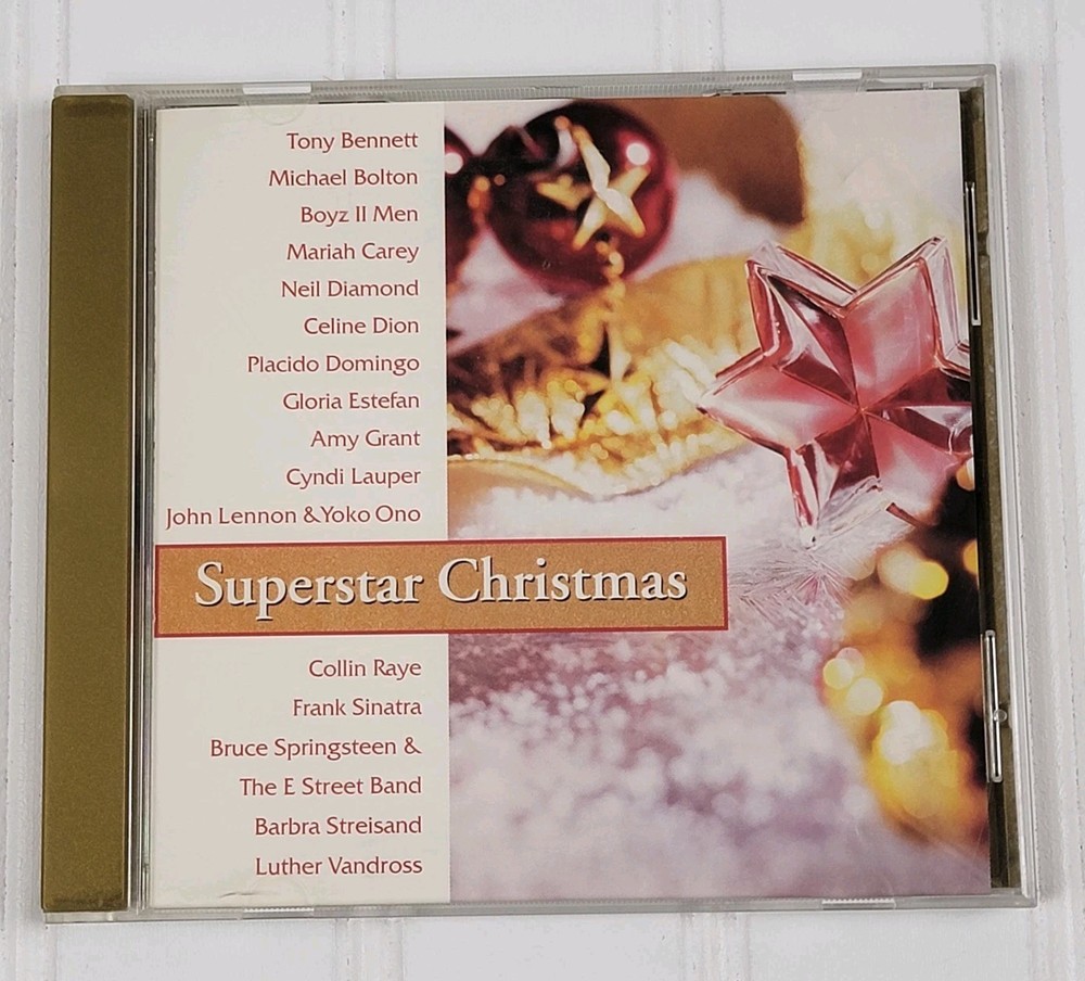 Superstar Christmas CD Various Artists John Lennon Mariah Carey Frank Sinatra