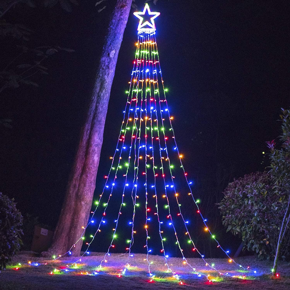 320 LED Christmas Lights Outdoor Yard Tree Decorations, 13