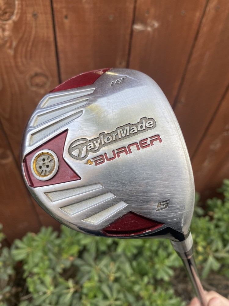 TaylorMade BURNER 5 18* Degree Fairway Wood R-Flex Graphite Shaft Right Handed