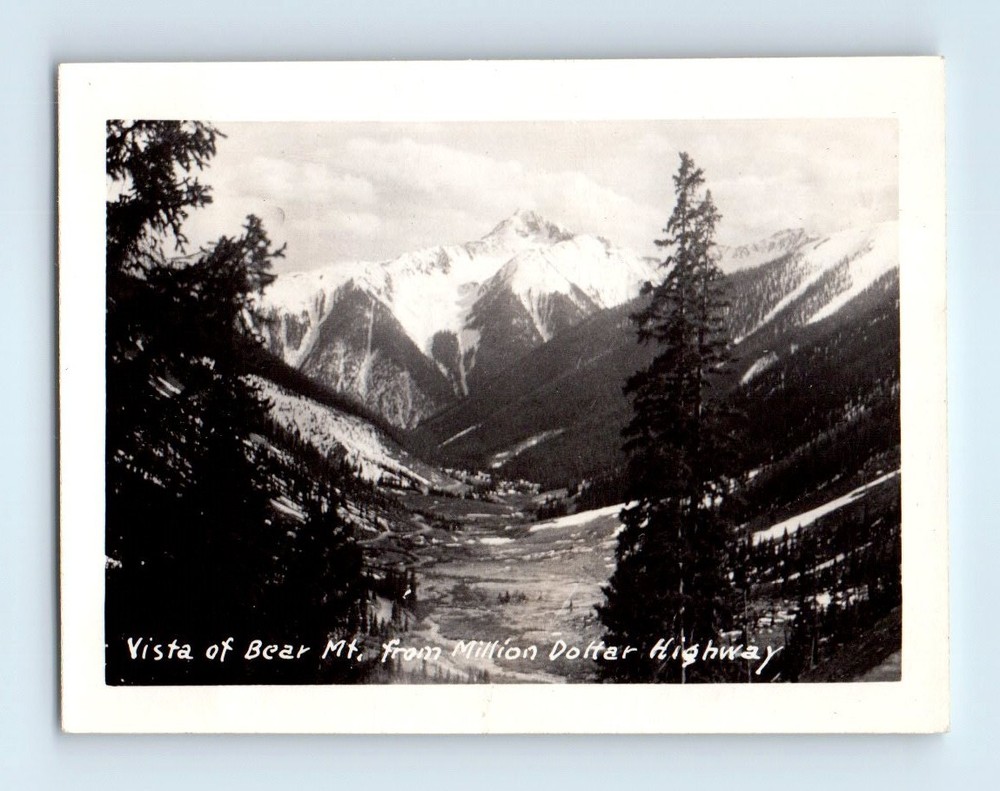 Old Vintage Photo BEAR MOUNTAIN MILLION DOLLAR HIGHWAY CO LANDSCAPE SOUVENIR