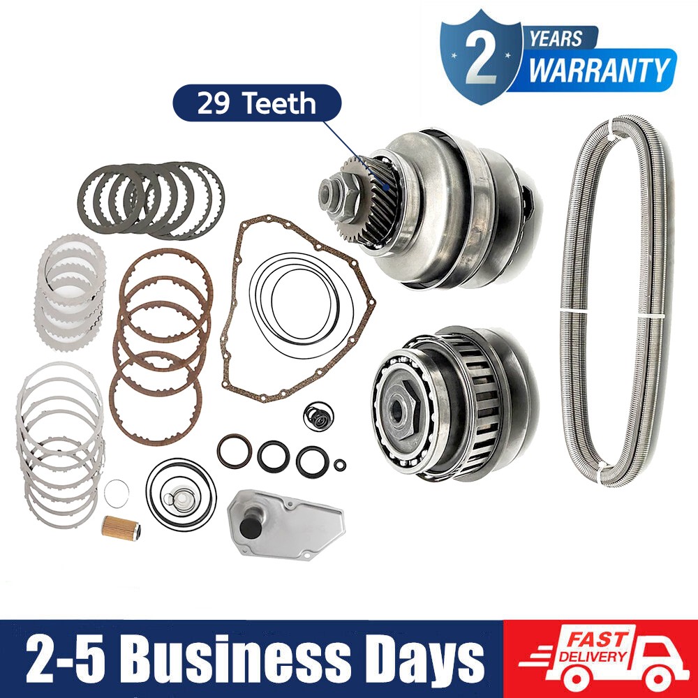 Transmission Master Rebuild Kit+Pulley Set W/Belt For Nissan Sentra March JF015E