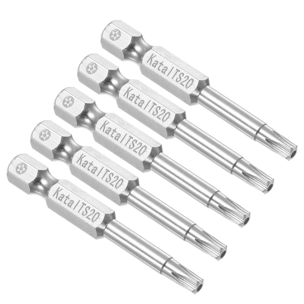 5pcs Magnetic T20 Torx Bits S2 Steel 5-Point Star Screwdriver Set