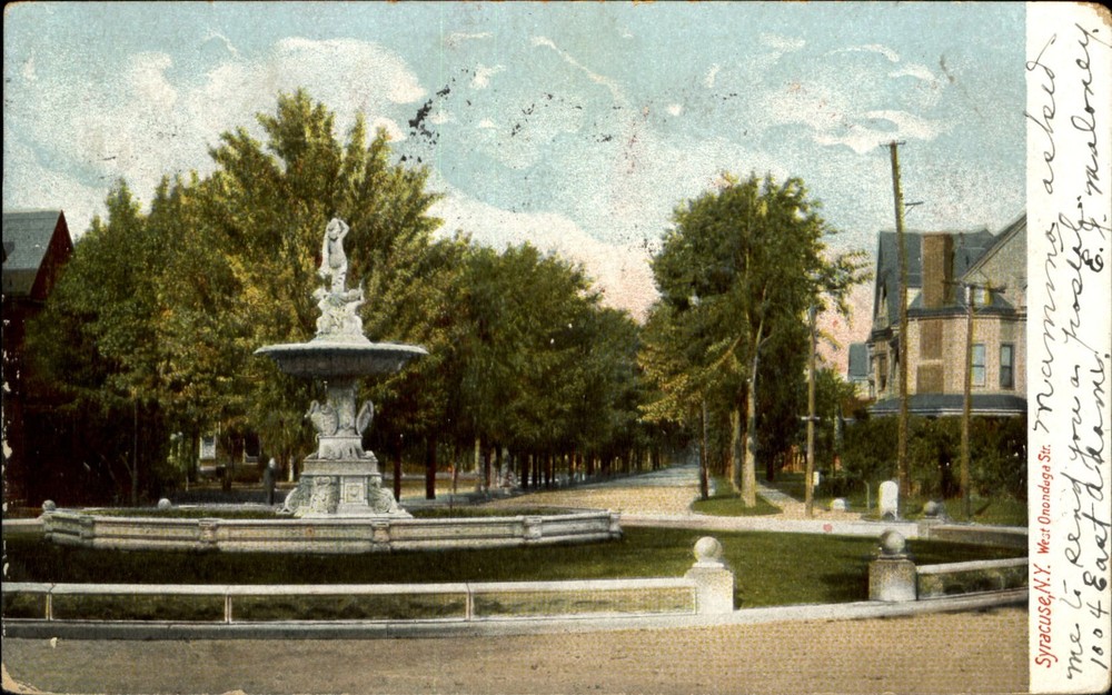 West Onondaga Street ~ Syracuse NY New York ~ UDB mailed 1906