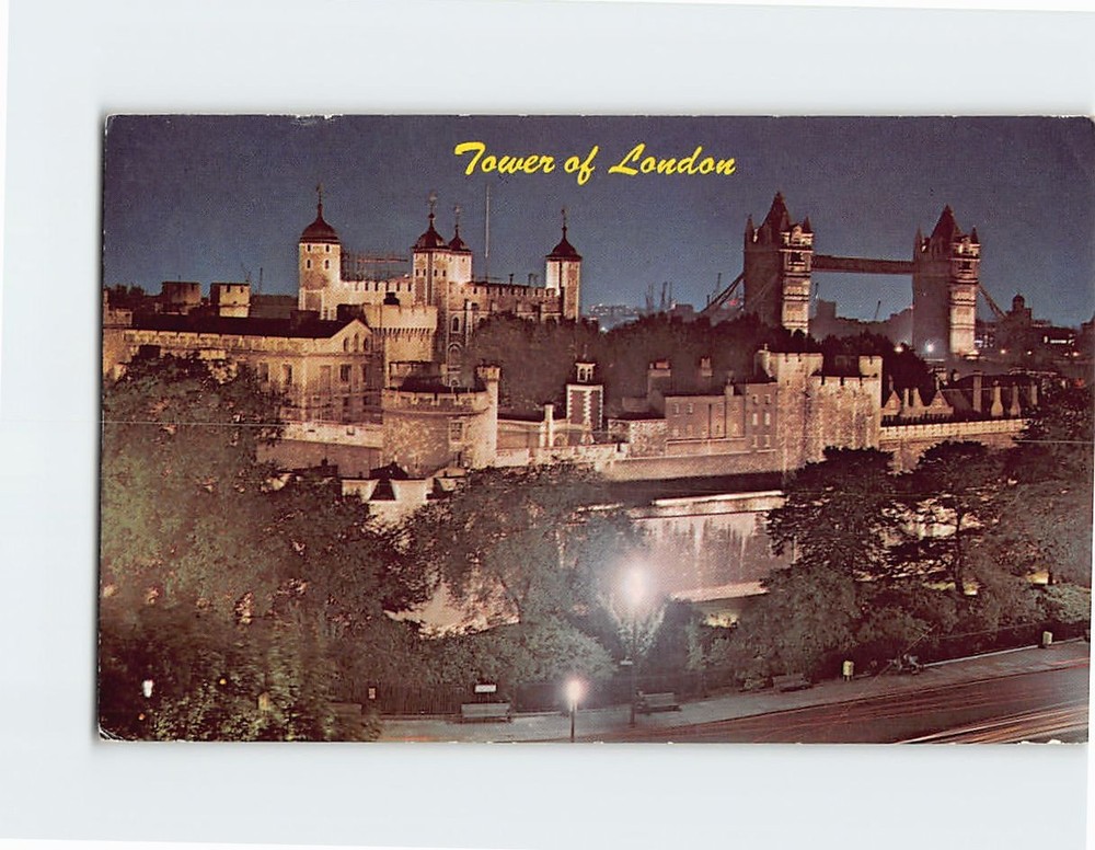 Postcard Tower of London England