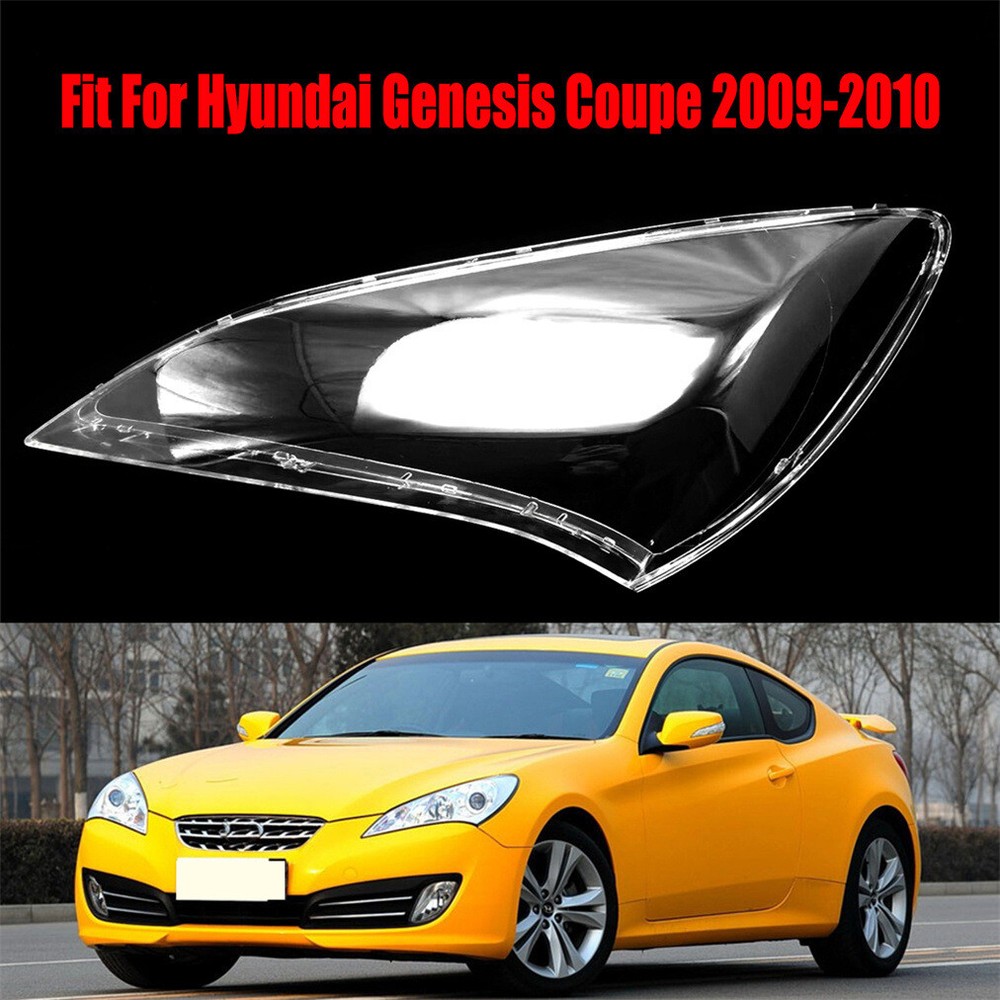 Fit For Hyundai Rohens Coupe 2009-2010 Headlight Headlamp Clear Lens Left Cover