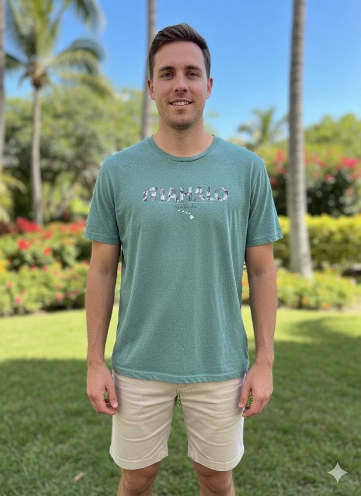 Travis Mathew Mahalo Hawaii Graphic Tee Men's XXL Green Golf T-Shirt