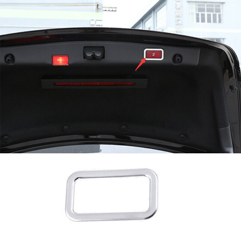 For 2016-2021 Mercedes-Benz GLC Silver Tailgate Rear Door Handle Frame Trim