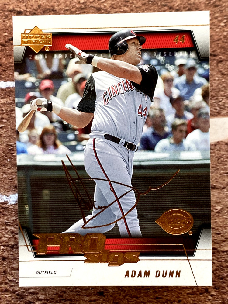 Adam Dunn 2005 Upper Deck Pro Sigs #25 Cincinnati Reds