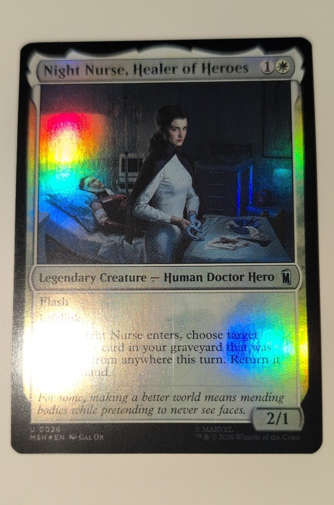 Night Nurse, Healer of Heroes Marvel Super Heroes Foil
