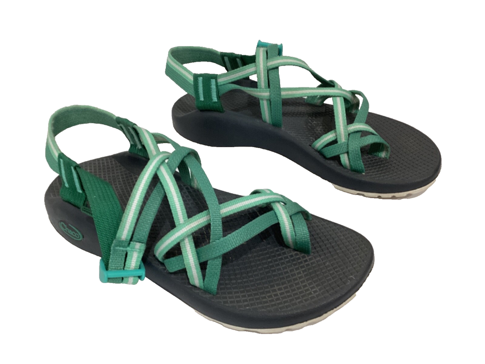Chaco Womens Size 9 Varsity Pine Strappy Hiking Sandals for Outdoor Comfort