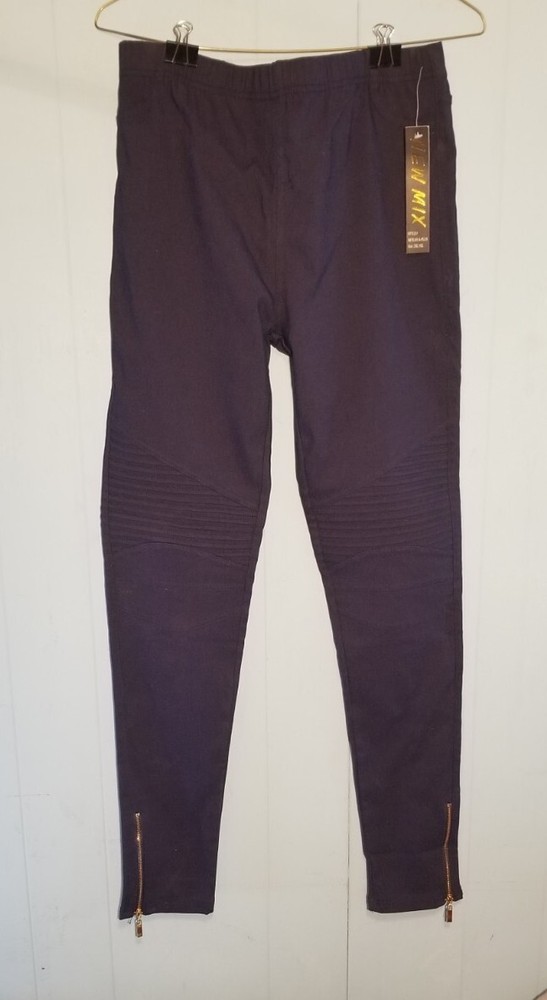 New Mix Navy Blue Women's Leggings Size 2XL / 3XL Style #MTL01A-PLUS NEW NWT