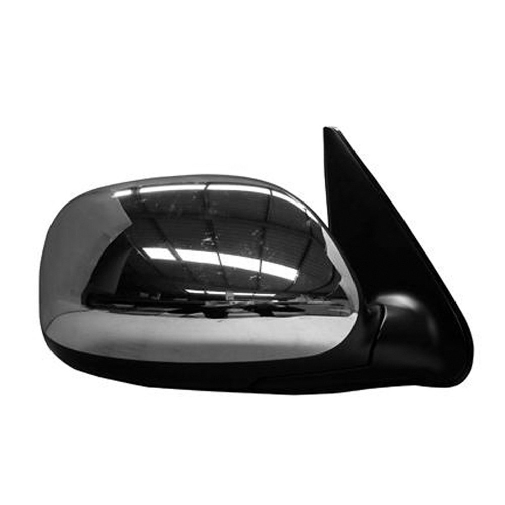 Chrome Power Convex Passenger Side Door Mirror Manual Folding 128-61428A