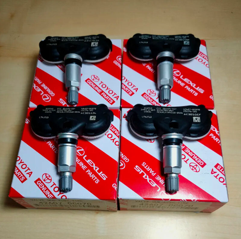 4PCS OEM TPMS Tire Pressure Sensors For Toyota Sienna Tundra Sequoia 42607-0C070