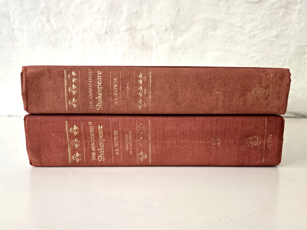 THE ANNOTATED SHAKESPEARE Vol 1&2 Comedies Tragedies Romances 1978 First Edition
