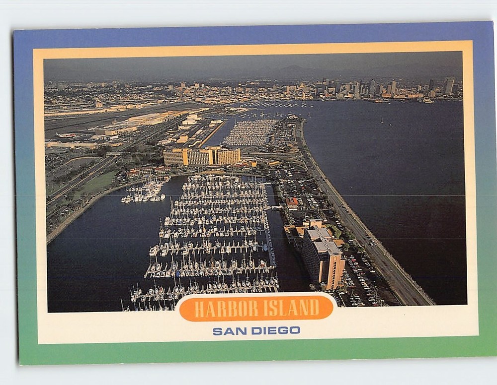 Postcard Harbor Island San Diego California USA