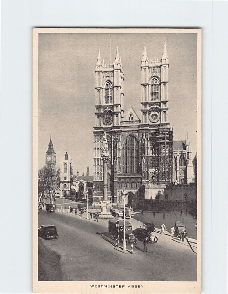 Postcard Westminster Abbey London England