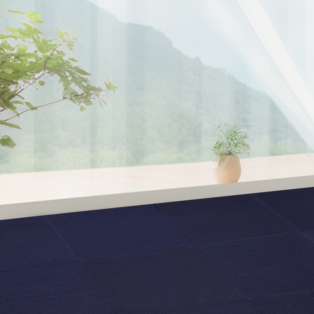 24x24 Inch Non-Slip Peel and Stick Carpet Tiles 15-Pack DIY Flooring