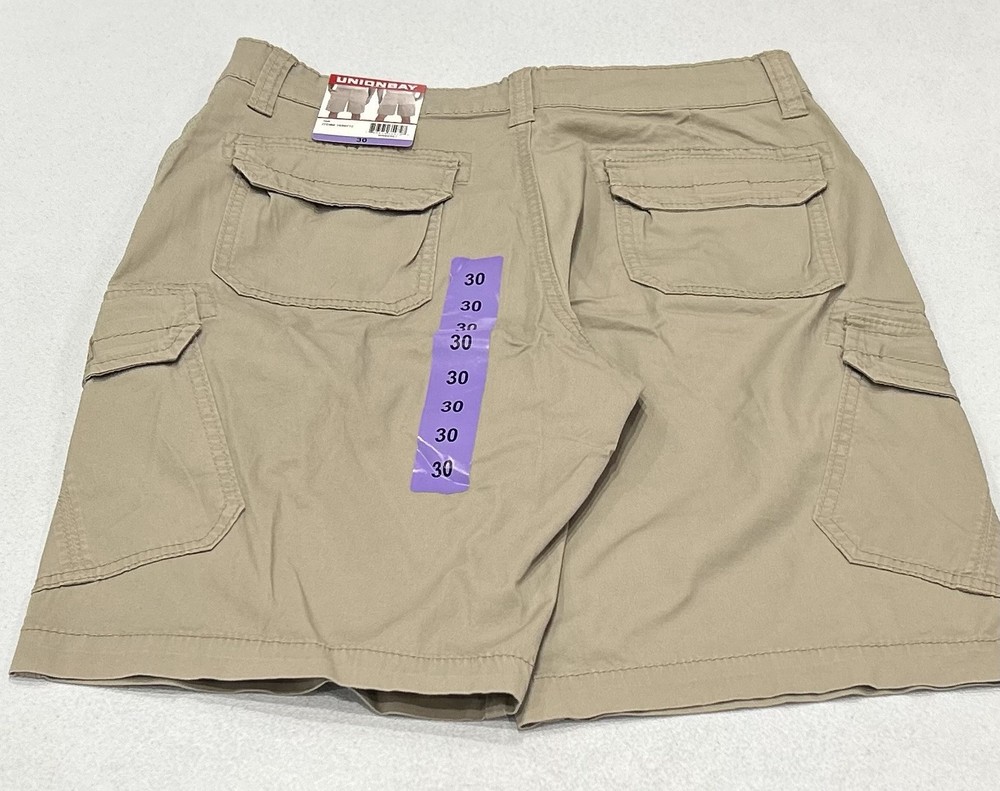 Unionbay Men's Cargo Shorts, Tan, Size 30