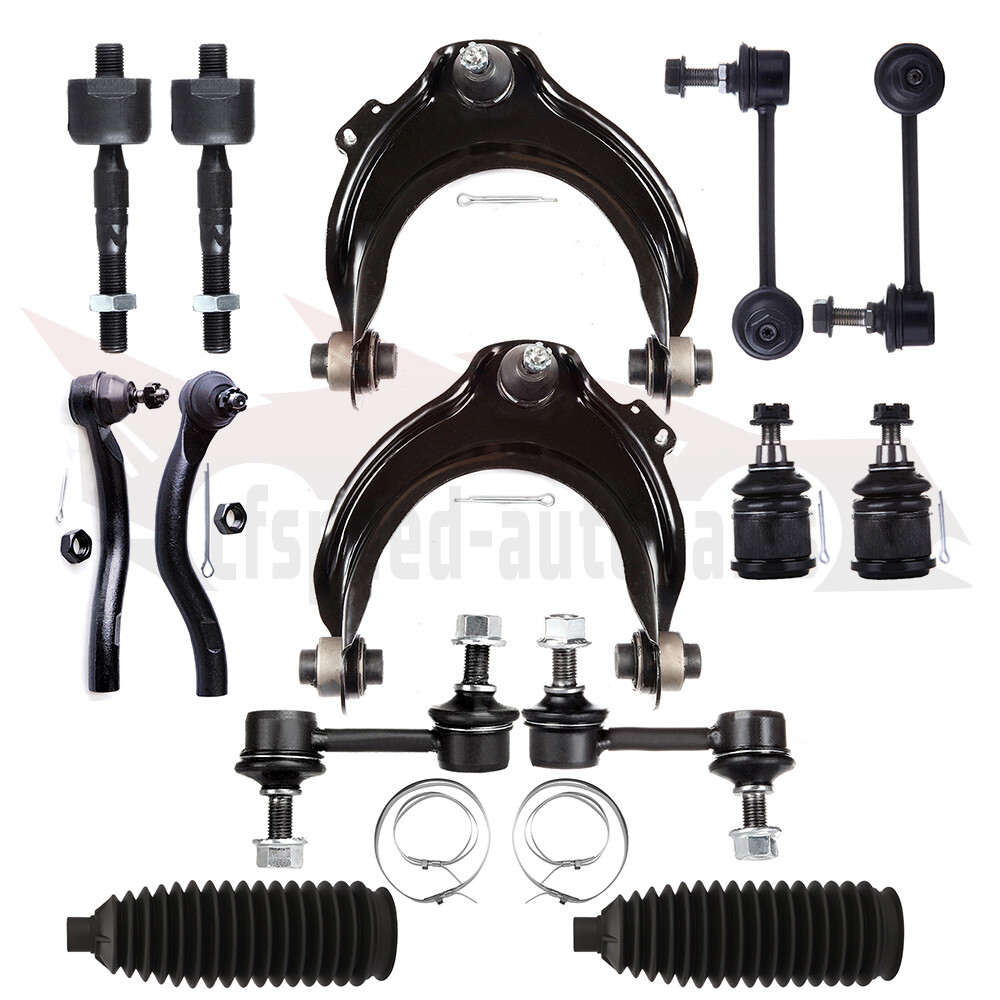 14PCS Front Suspension Kit Upper Control Arms Tie Rods for 03-07 Honda Accord