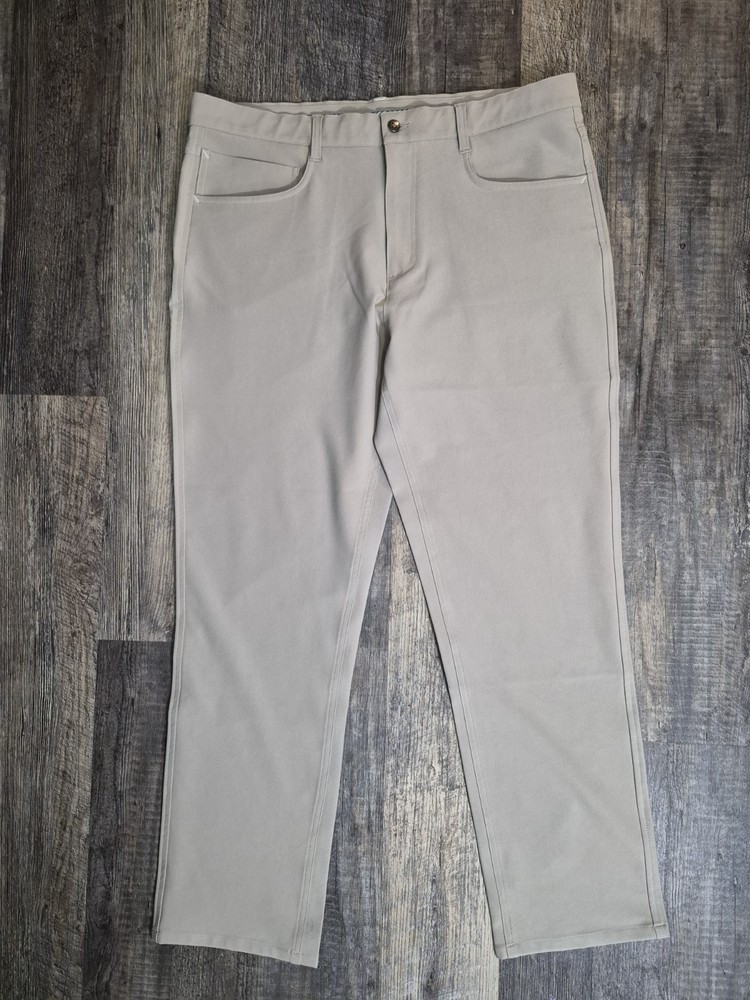 FootJoy Tan Khaki Athletic Fit Stretch Golf 5 Pocket Pants Men's 36x30