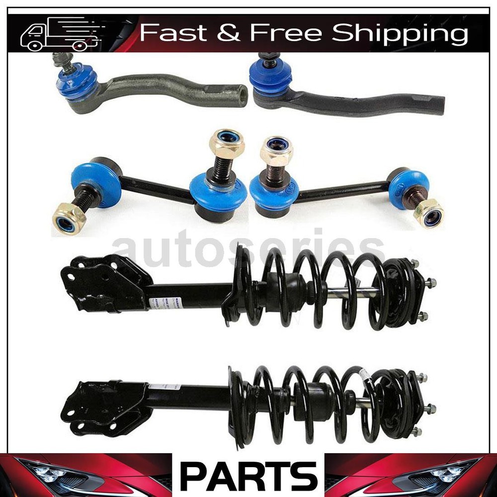 6pc Tie Rod & Sway Bar Link Kit for Mazda CX-9 3.7L Suspension Assembly
