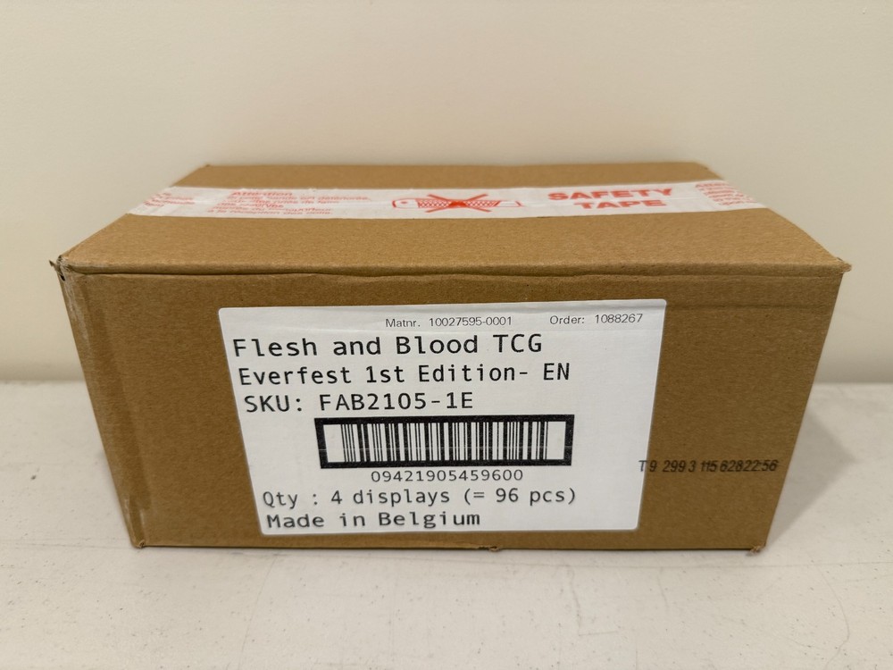 Flesh and Blood: Everfest First Edition Booster Box Case