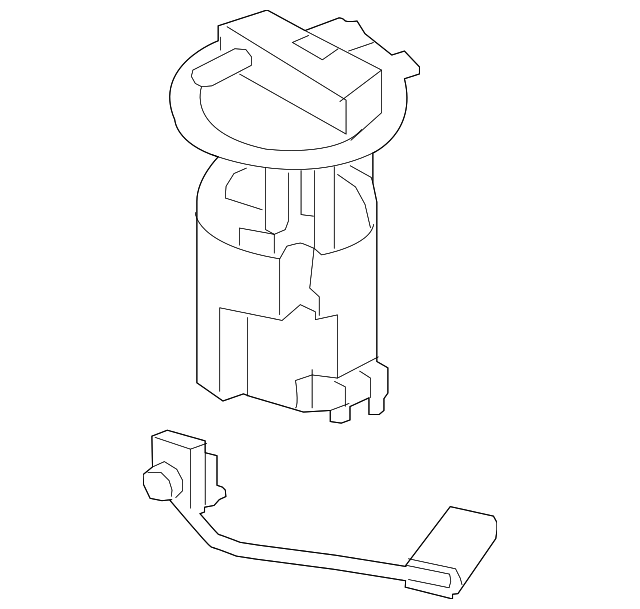 Genuine Nissan Fuel Pump And Sender Assembly 17040-6LB0D