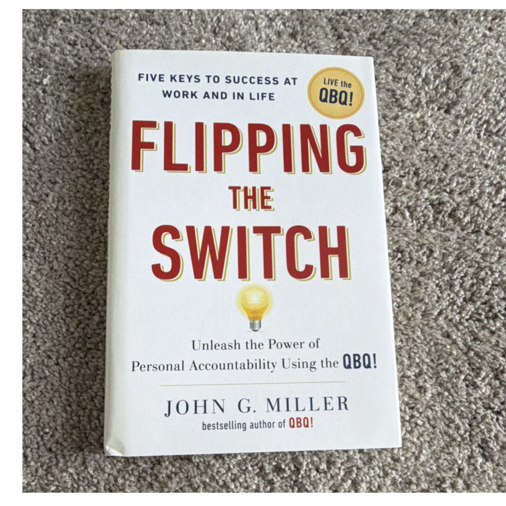 Flipping the Switch by John G. Miller Hardcover Self-Help Success w/ Dust Jacket