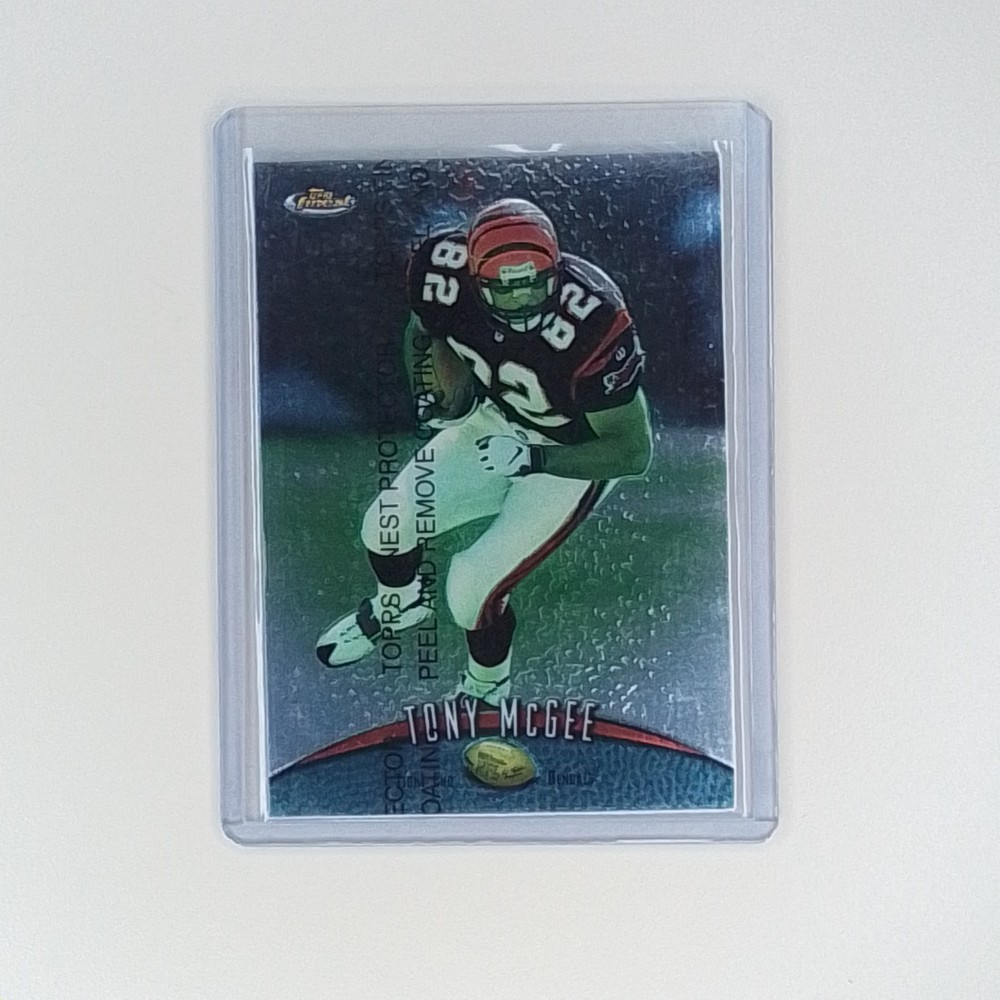 1998 Topps Finest - Tony McGee #95 Cincinnati Bengals Football Card NFL