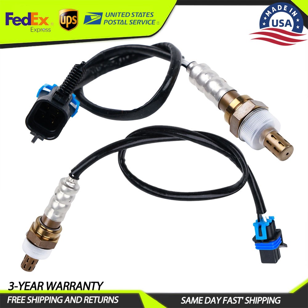 2PCS Upstream & Downstream Oxygen O2 Sensor For Chevy GMC 4.2L 4.8L 5.3L 6.0L