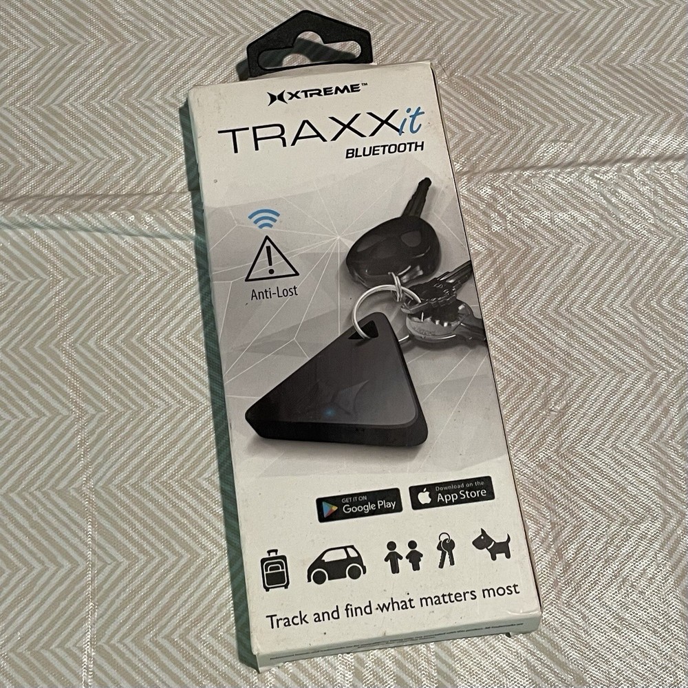 Xtreme Black TraxxIt Bluetooth Key Tracker FIND LOST KEYS ITEMS TOOL