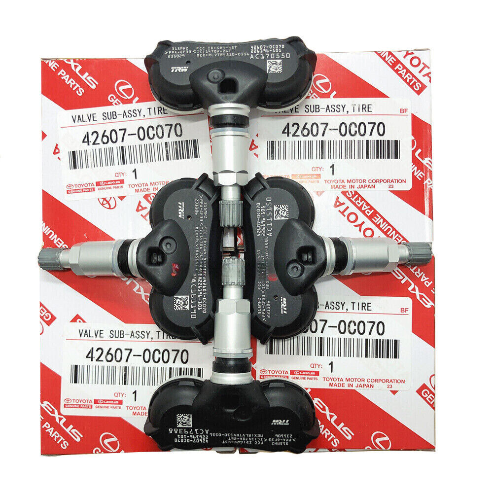 4X Genuine Tire Pressure Sensor For Toyota SIENNA TUNDRA SEQUOIA OEM 42607-0C070