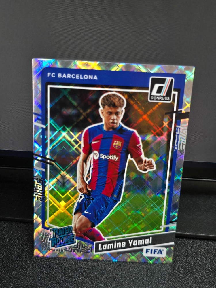 2023-24 Panini Donruss soccer Rated rookie-RC Lamine Yamal-Diamond